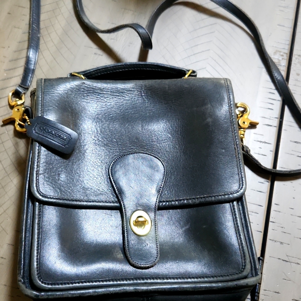 COACH Leather satchel crossbody